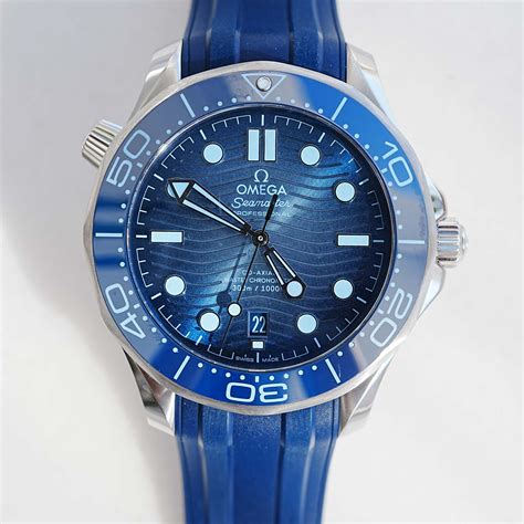 omega blue dial seamaster|Omega Seamaster diver price.